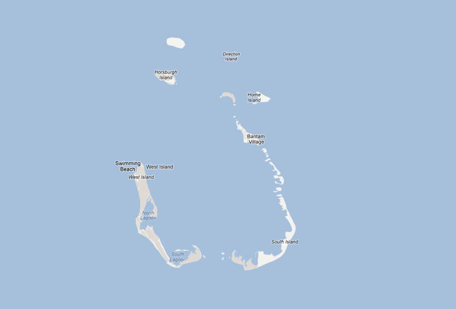 carte du cocos island
